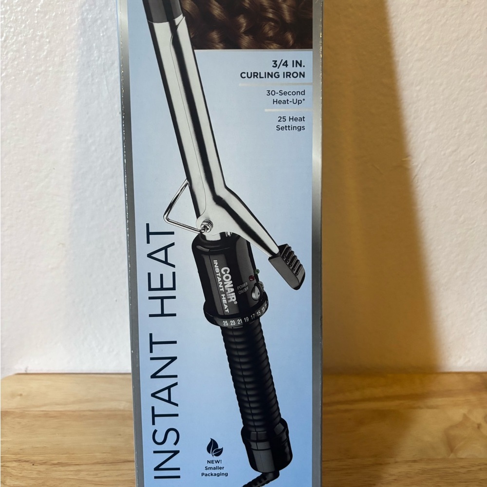 Conair Instant Heat 3/4" Curling Iron NIB